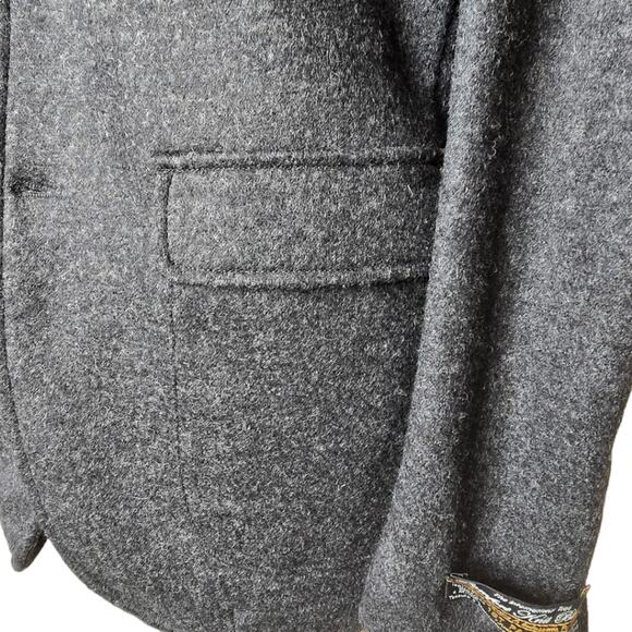 1st PAT-RN Comfort Knit Blazer Wool Gray Size S‎ - Picture 6 of 14